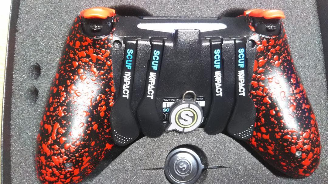 美品 SCUF IMPACT REDカラー スカフ インパクト