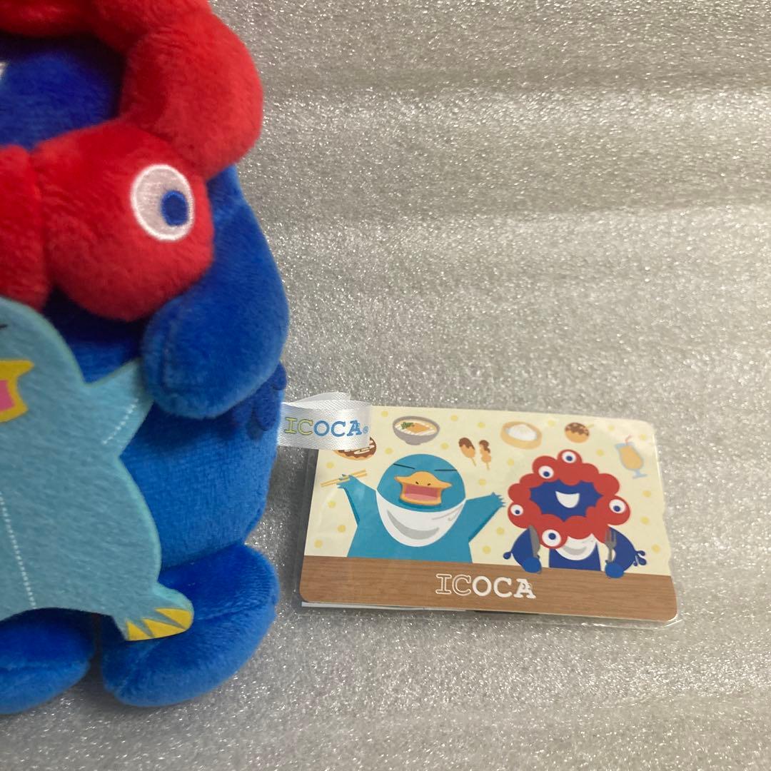 【新品】記念ICOCA＋ミャクミャク イコちゃん ぬいぐるみパスケース
