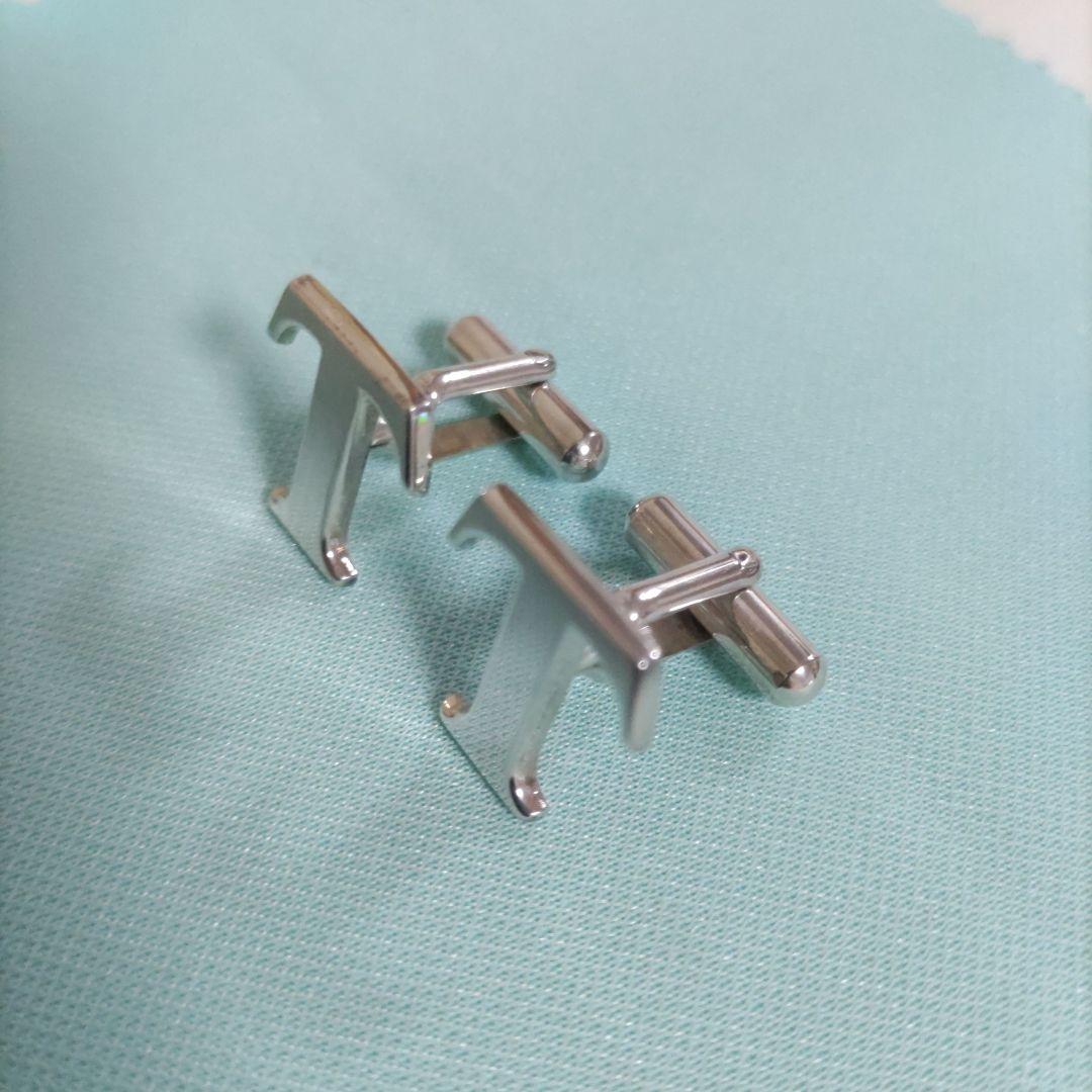 Tiffany&Co. ティファニーカフス Tロゴ Sv925