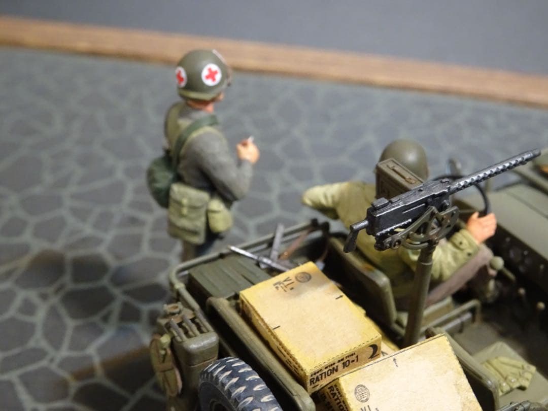 タミヤ1/35 US ジープウィリスMB プラモデル完成品