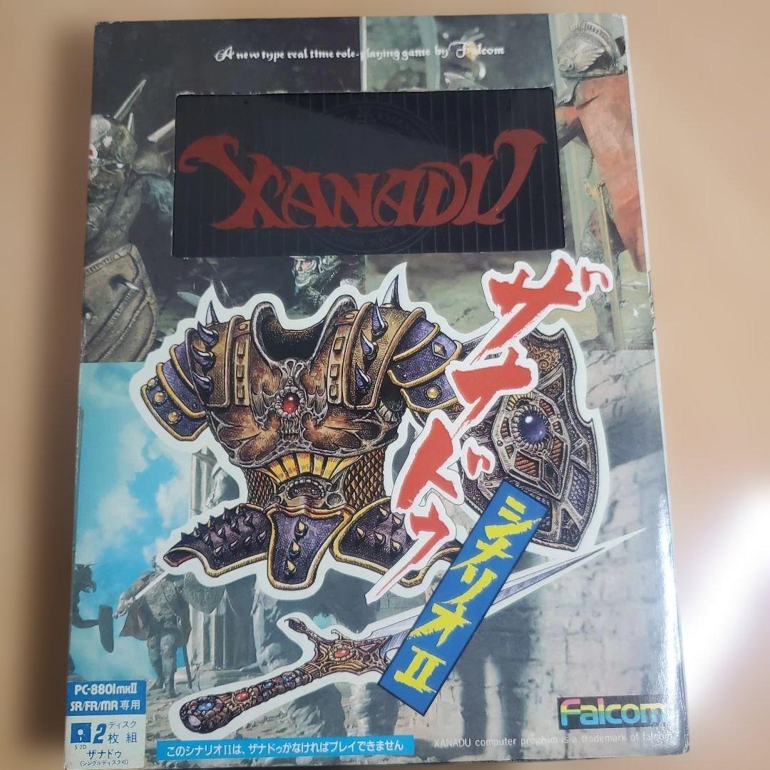 PC-88版 ザナドゥ + シナリオ2 セット 箱説痛みあり