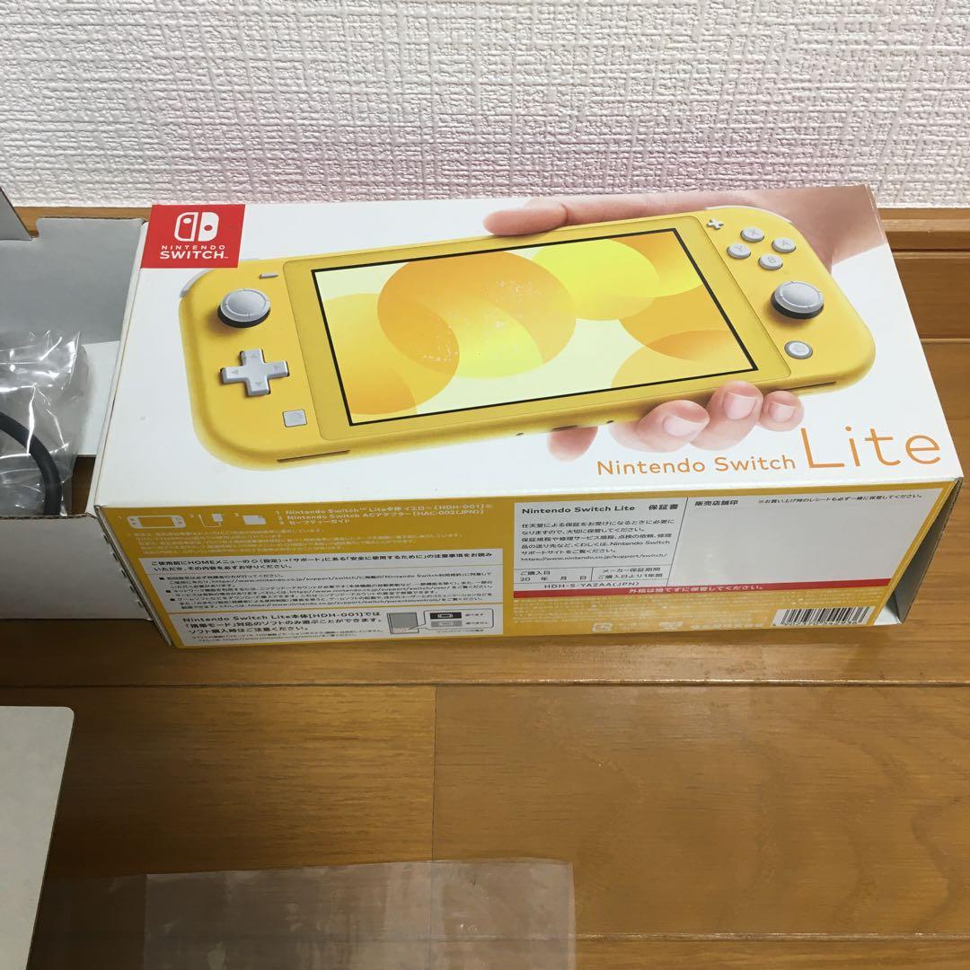 Nintendo Switch Lite イエロー 本体　SD 512GB 付き