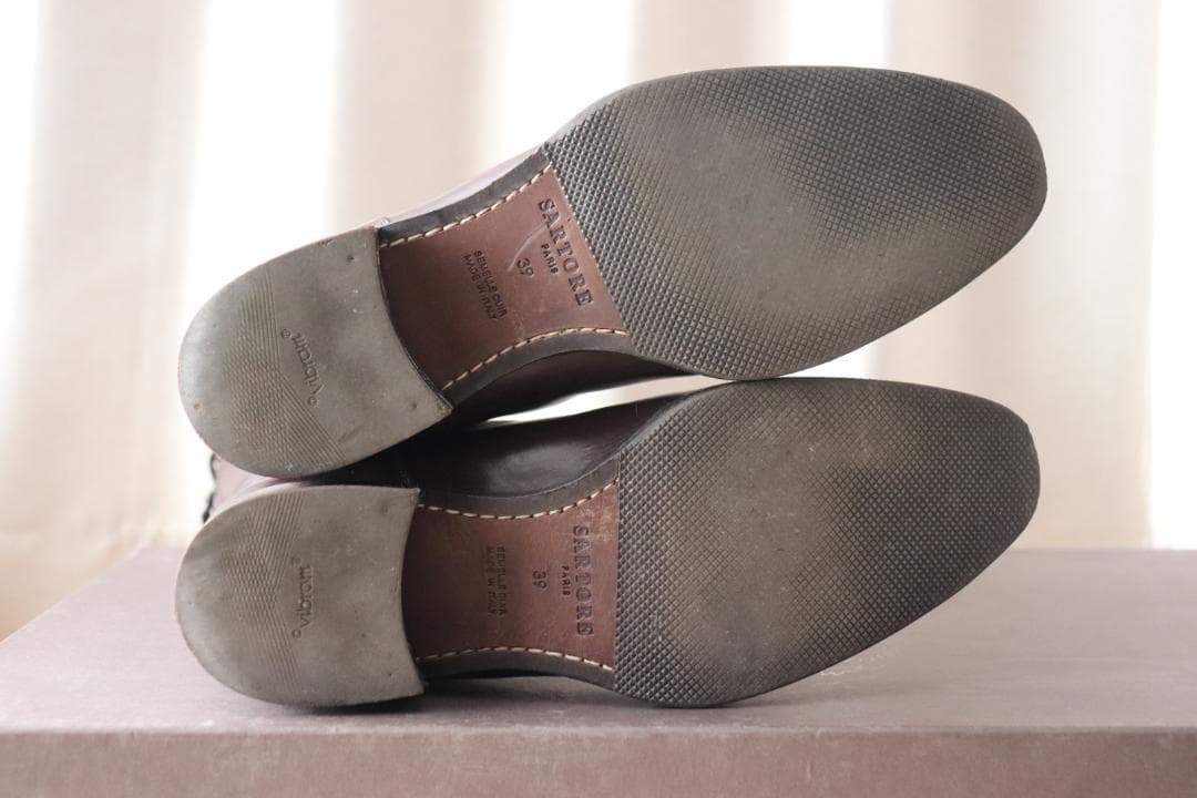 15ksy　SARTRE サルトル　ロングブーツ　ブラウン　39 箱あり