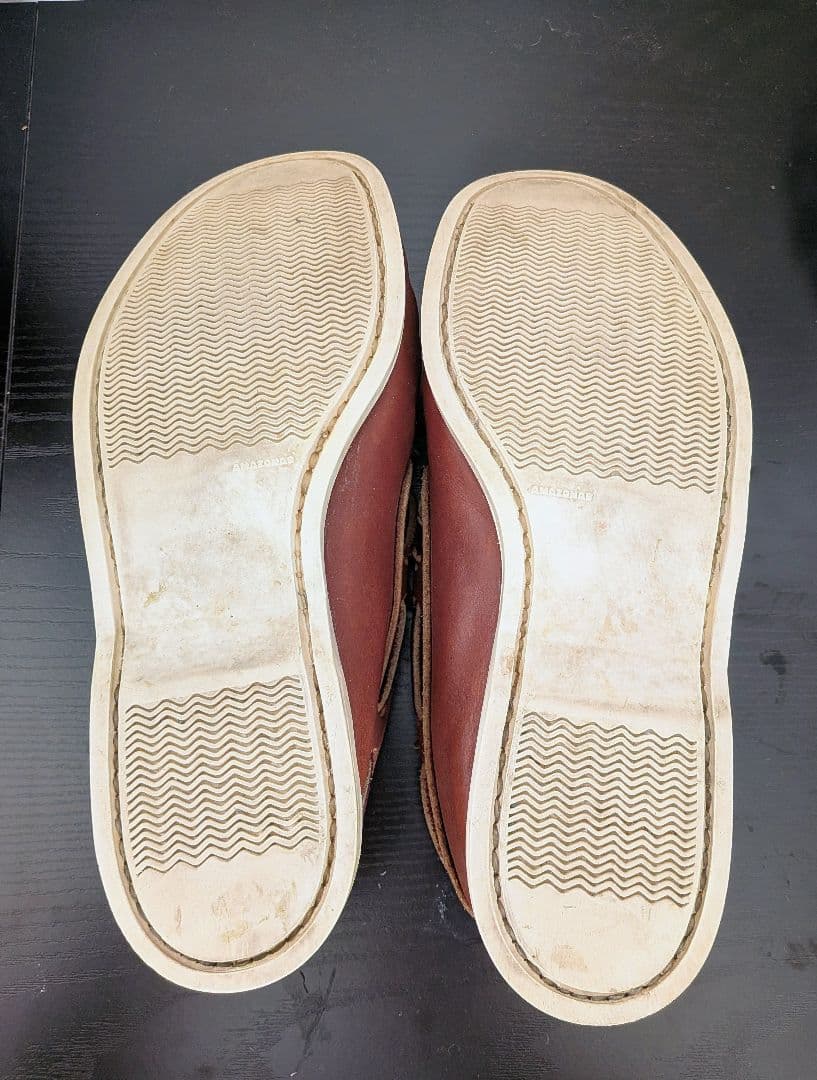 ラッセルモカシンのキャンプモカシン（デッキシューズ）