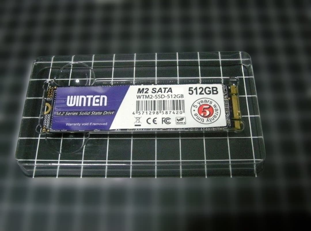 内蔵型SSD WINTEN M.2 SATA SSD 512GB