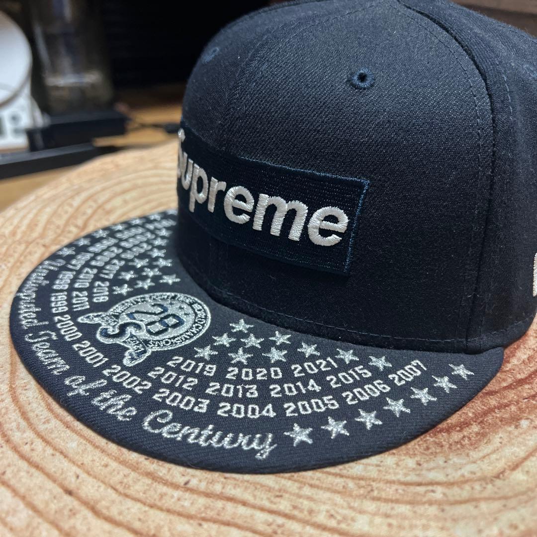 Supreme 59FIFTY キャップ ブラック 7 3/8