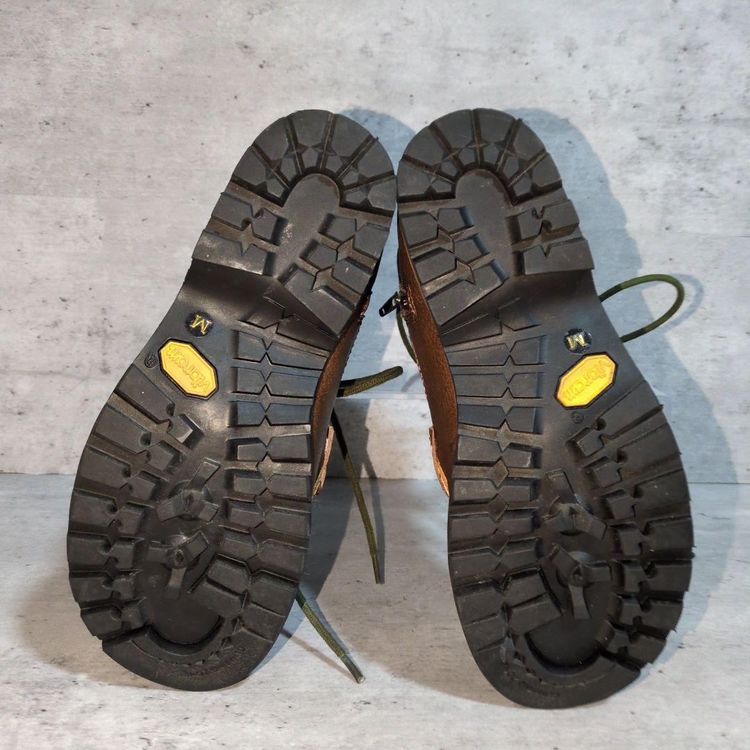 【Soulberry】サイドジップ☆レザーブーツ☆Vibram☆サイズM