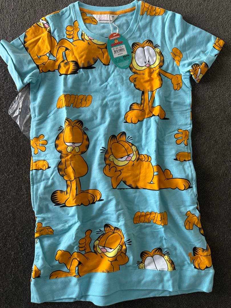 Garfield ガーフィールド　ルームウェア　パジャマ　ワンピース　XS