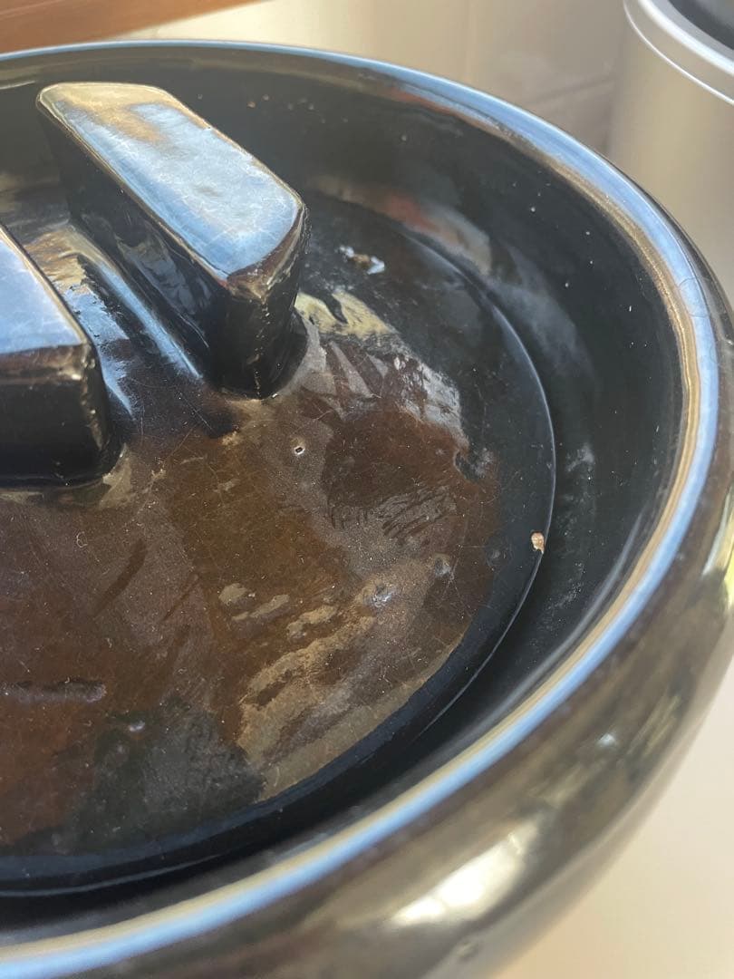 雲井窯　御飯鍋　黒楽　3合炊き