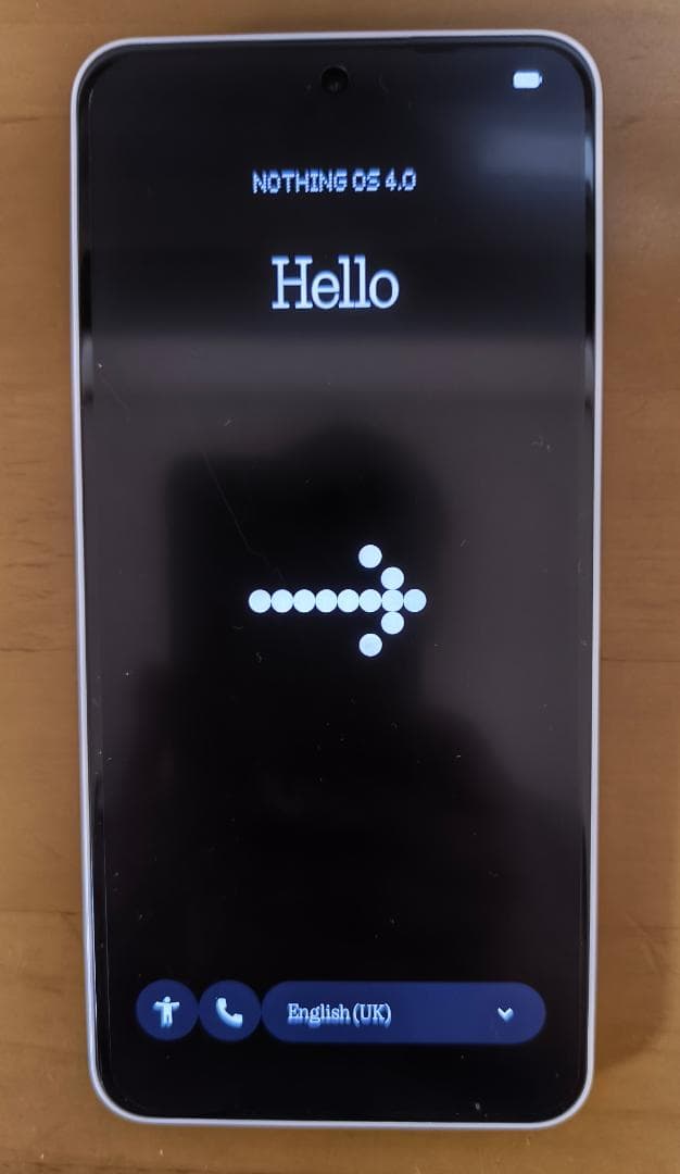 【超美品】（グローバル版）NothingPhone(3a)A059白保護シート付