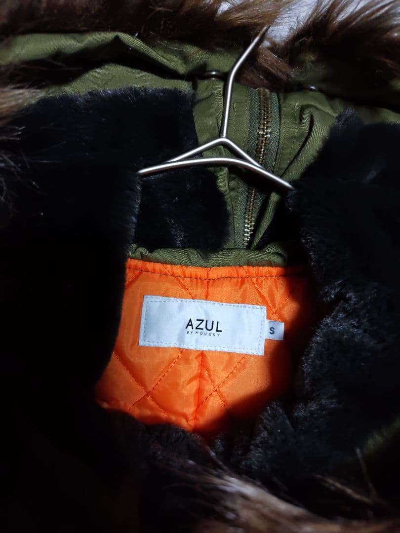 美品　AZUL by MOUSSY　N-2B ファージャケット　短丈　y2k