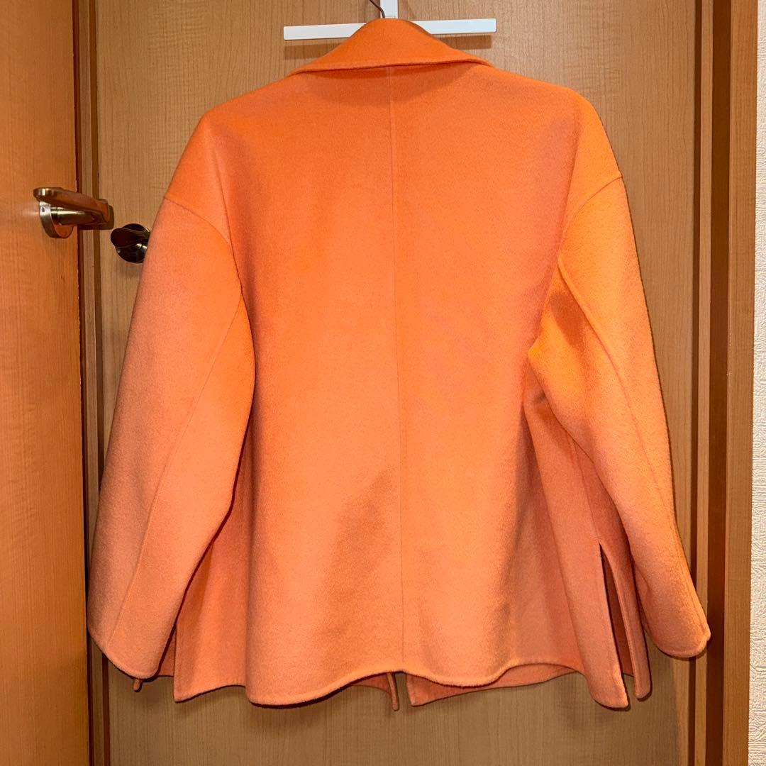 プレミアムウールリバー オープンカラーショートコート