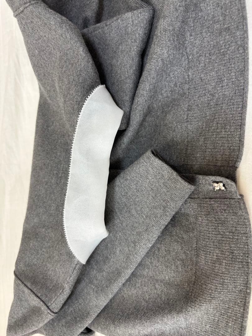 CELFOLD デタッチャブル総針カーディガン
