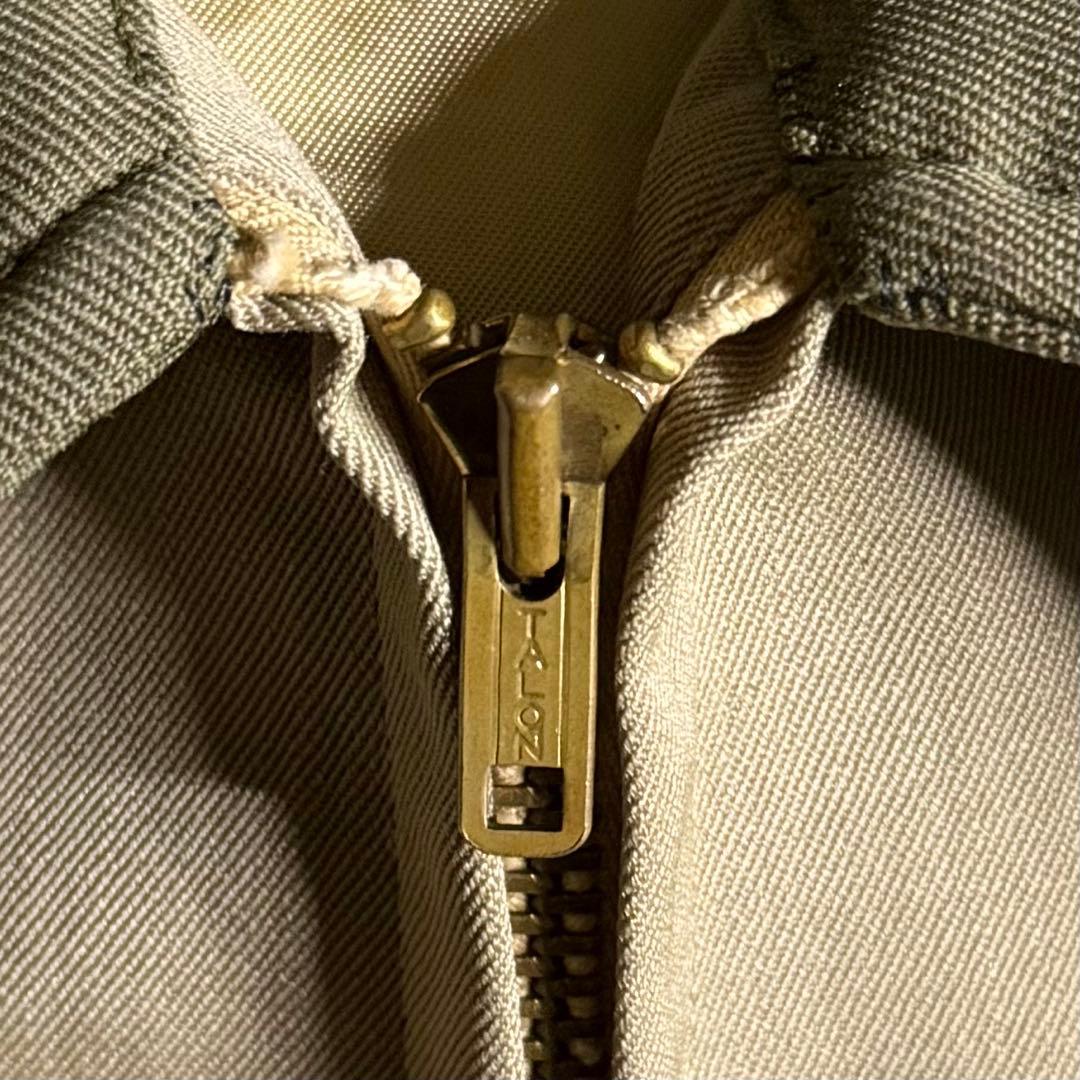 【珍品】50s レーヨンギャバジンジャケット ギャバジャン 　スポーツジャケット