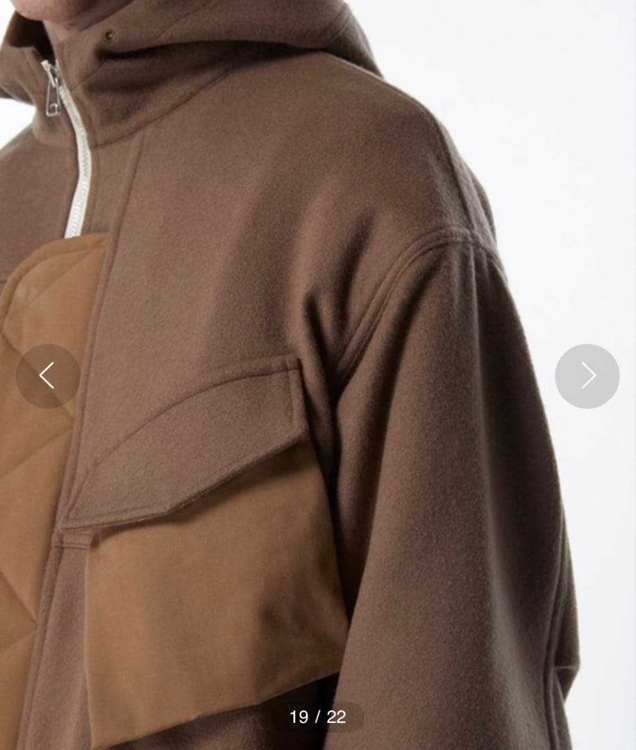 KURO クロ MELTON WOOL M-51 COAT