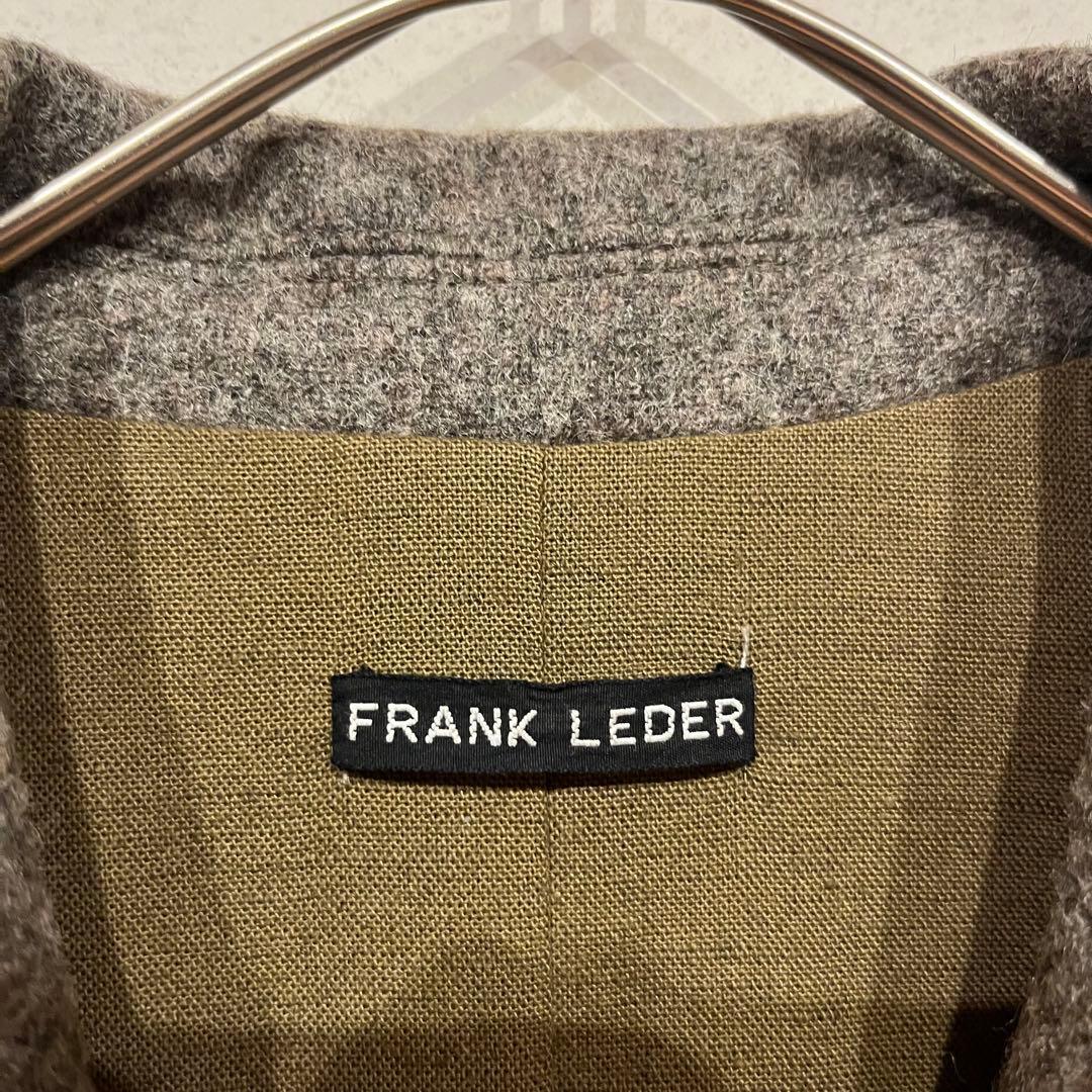 【美品】FRANK LEDER ウール テーラード ジャケット グレー