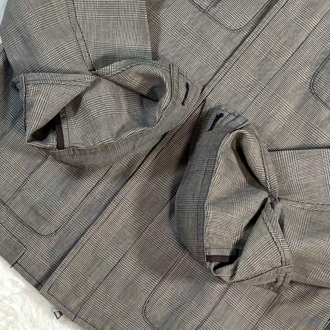 【極美品】Paul Smith グレンチェック ミリタリーブルゾン メンズ L