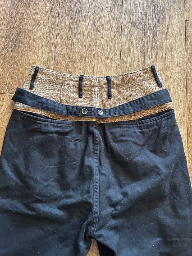 サイズ0！KAPITAL ピエロパンツ コットン×リネン素材 キャピタル日本製