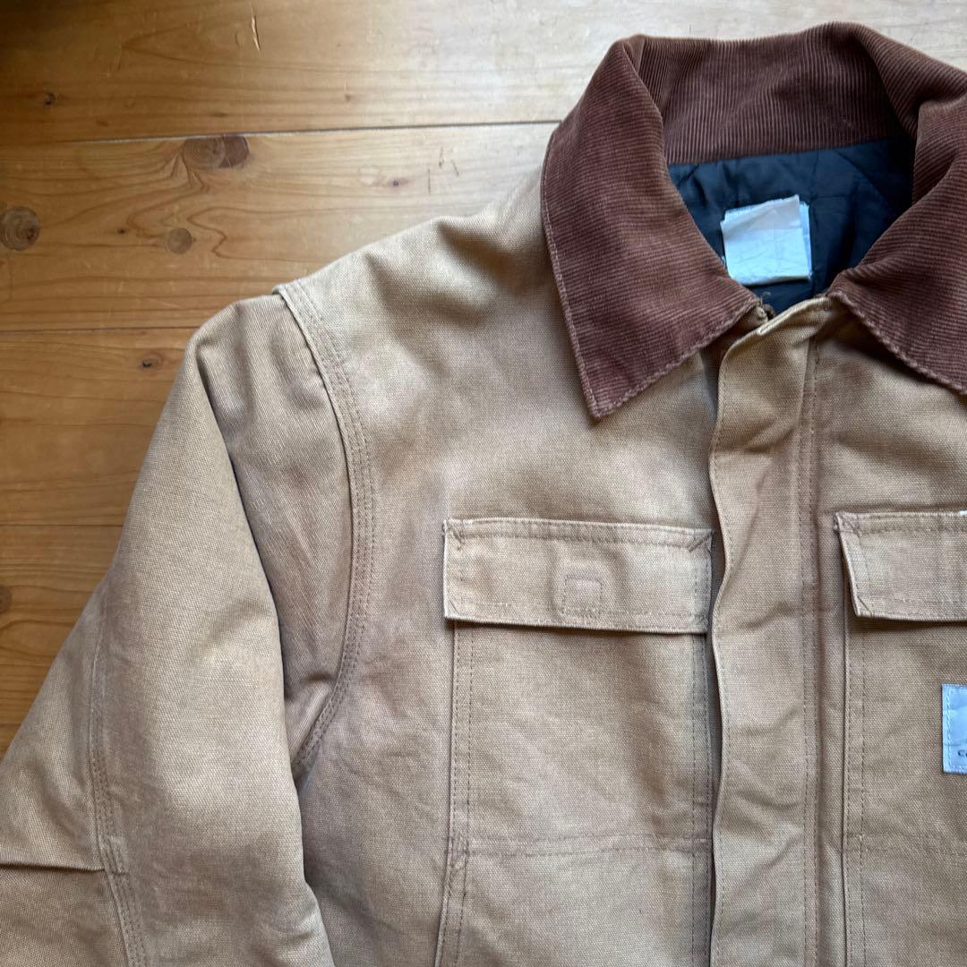 カーハート carhartt ダックジャケット XL ブラウン 44 USA製
