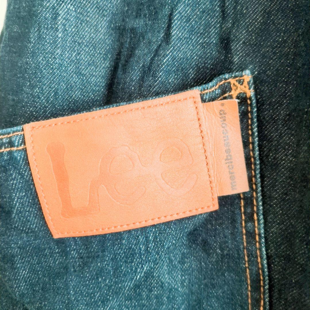 美品 メルシーボークー × Lee デニム 変形スカート 大きめポケット S