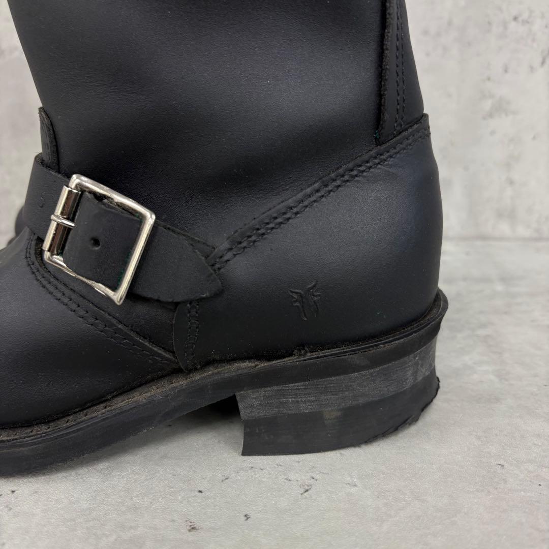 FRYE 15R ENGINEER BOOTS 77555 BLACK フライ
