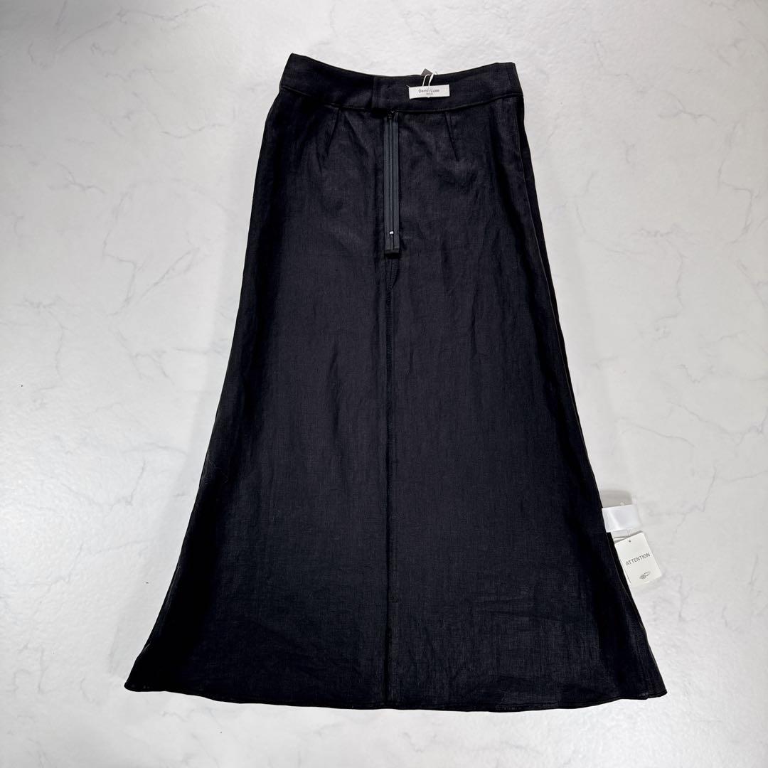 新品タグ付✨Demi-Luxe BEAMS .M リネンシンプルロングスカート