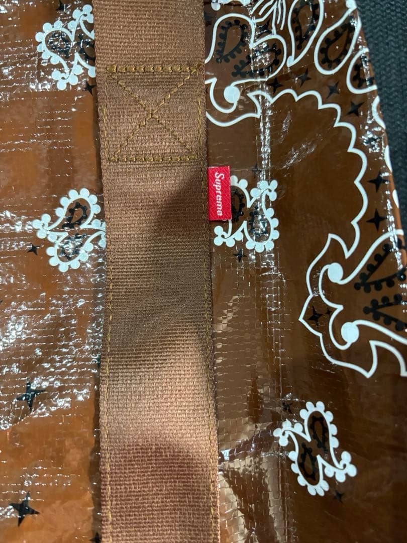 にょんSUPREME (シュプリーム) バンダナ タープ ダッフル バッグ