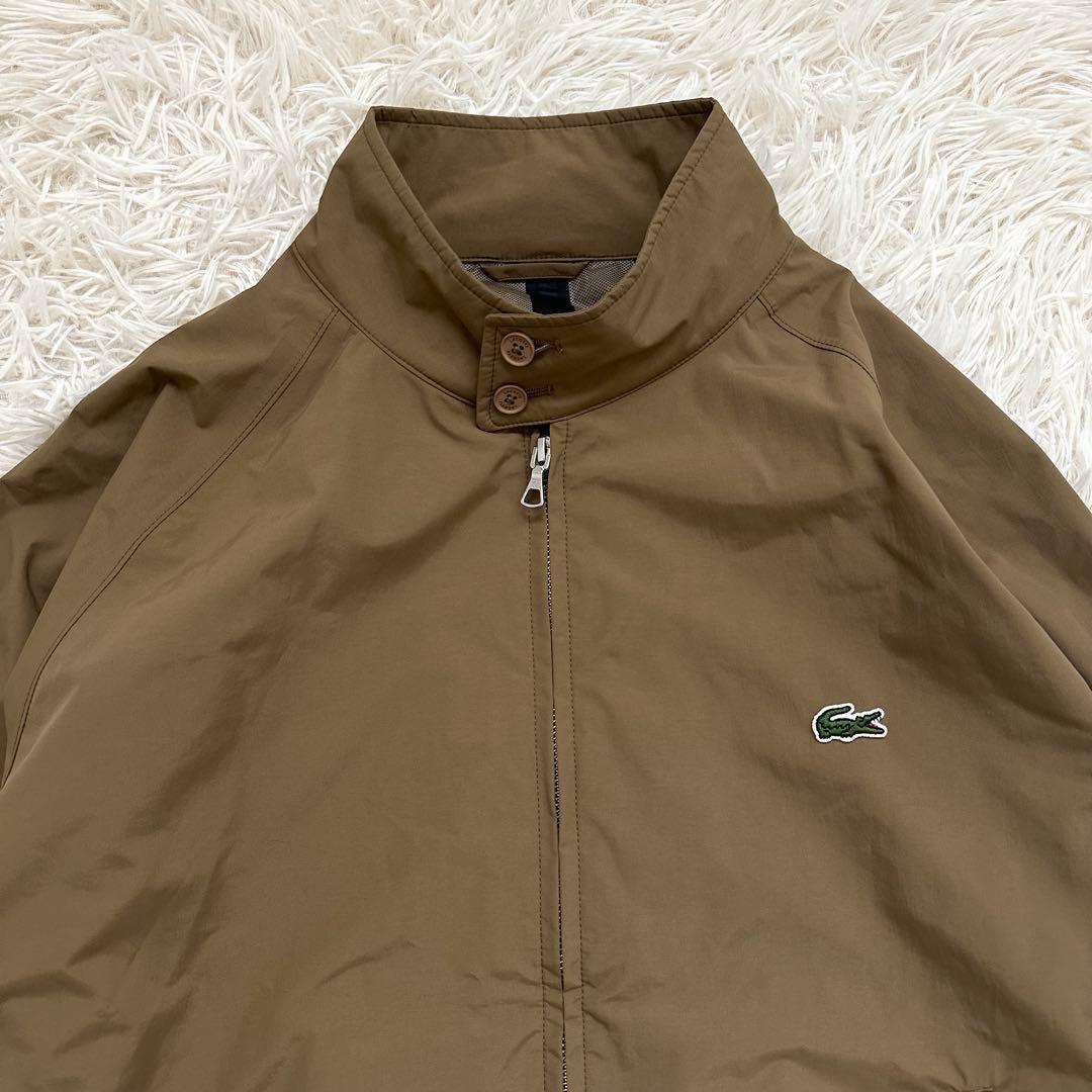 極美品✨️ラコステ 近年 2.5レイヤースイングトップジャケット ブラウン系 L