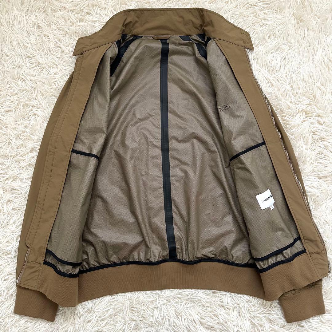 極美品✨️ラコステ 近年 2.5レイヤースイングトップジャケット ブラウン系 L