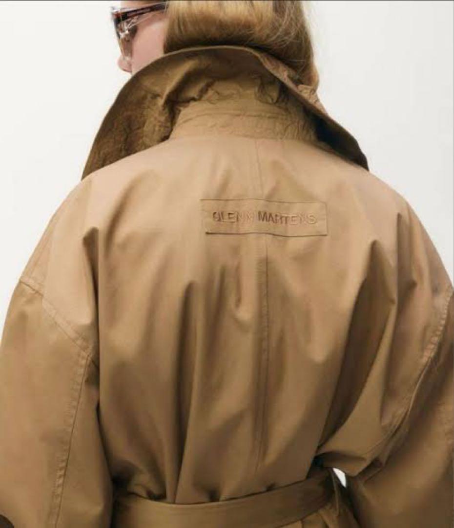 【美品、希少】 × GLENN MARTENSトレンチコートsサイズ