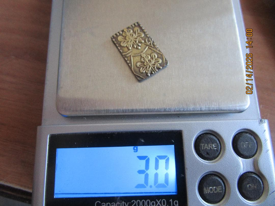 明治二分金　1枚