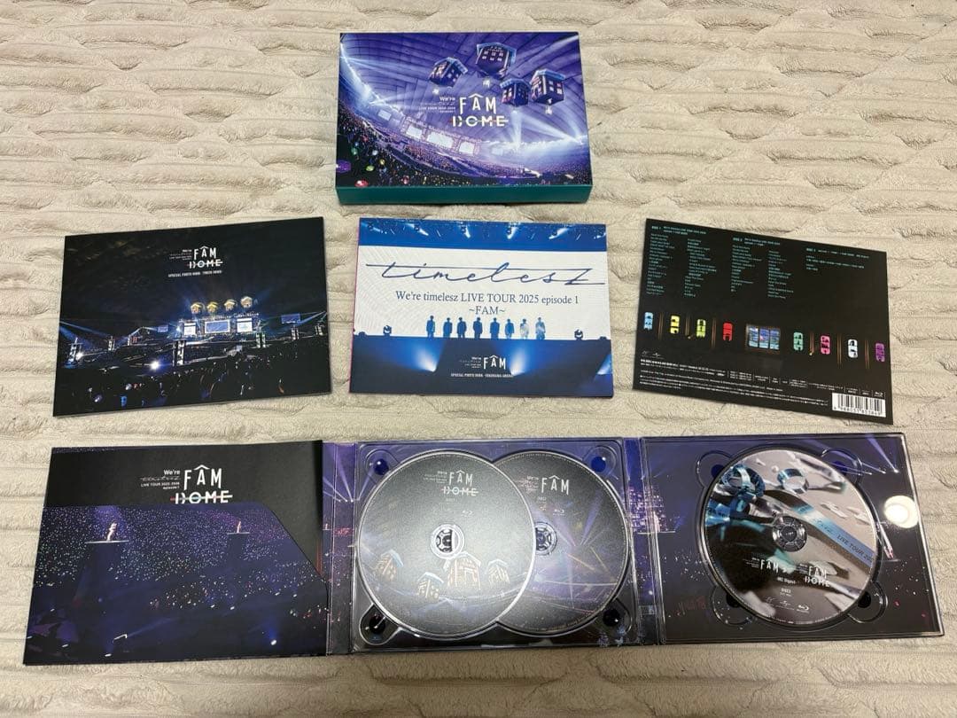 timelesz FAM DOME 初回限定盤Blu-ray
