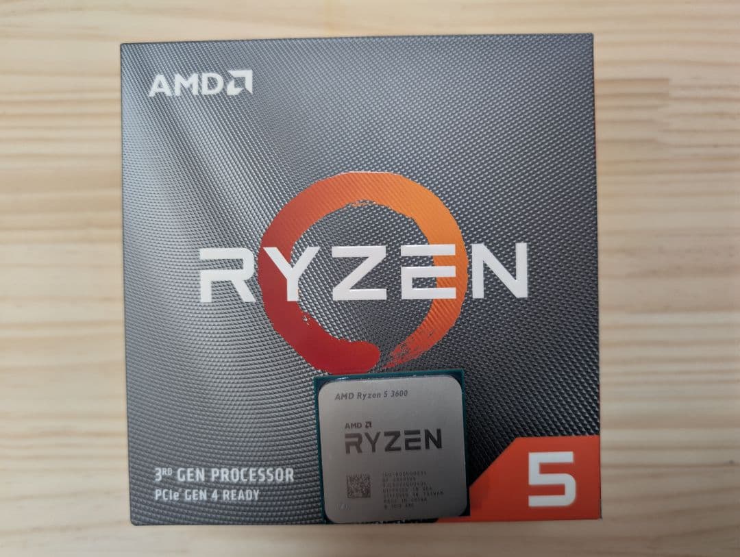 Ryzen5 3600 + B450 Steel Legend 動作品 箱付