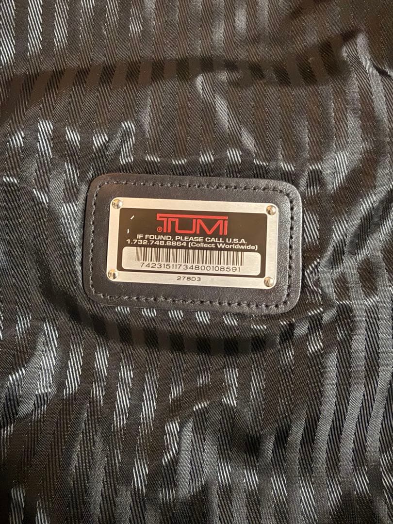 ⬛︎TUMI 278D3 2WAY ボストンバッグ ⬛︎ビジネス 出張 旅行などに