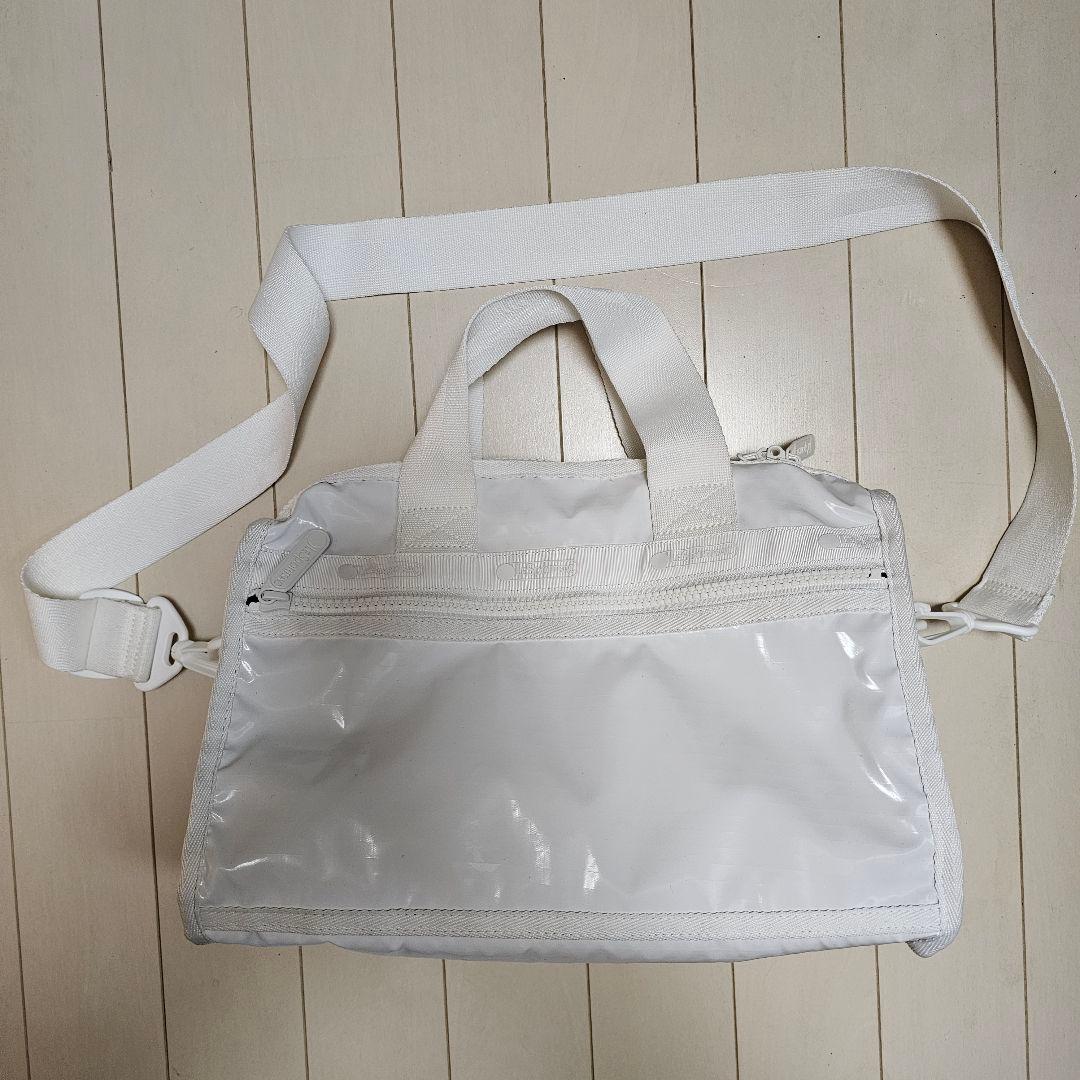 ひとりっぷ×LeSportsac BIKE BOSTON2 ノウム 白 ホワイト