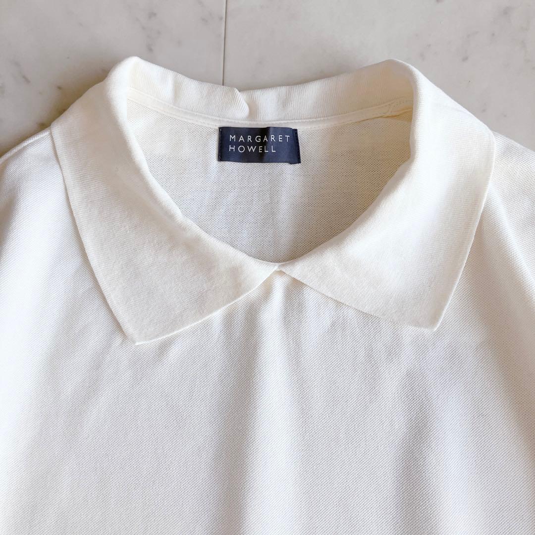 MARGARET HOWELL 24SS オーガニックコットン ポロシャツ Ⅱ