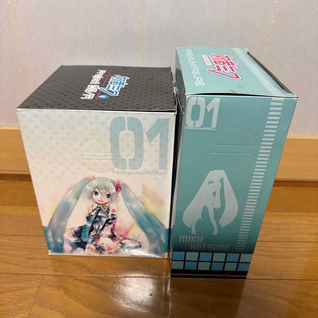 【希少】初音ミク　プレミアムフィギュアセット　2体　中古