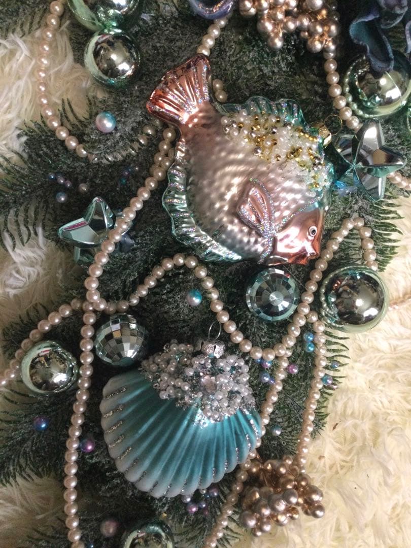 クリスマスリース　海の中のクリスマス