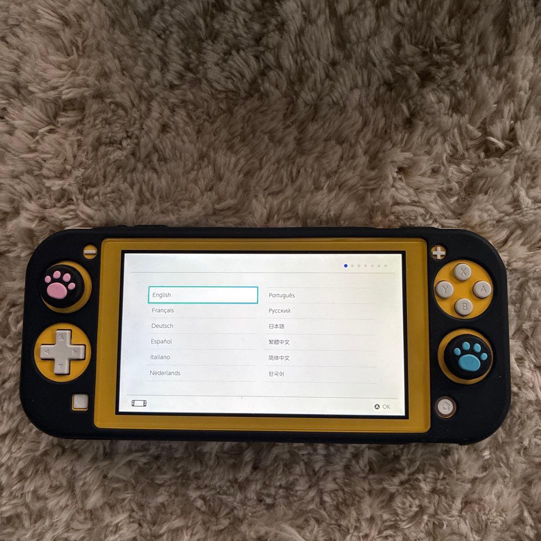 美品switch lite 本体　イエロー