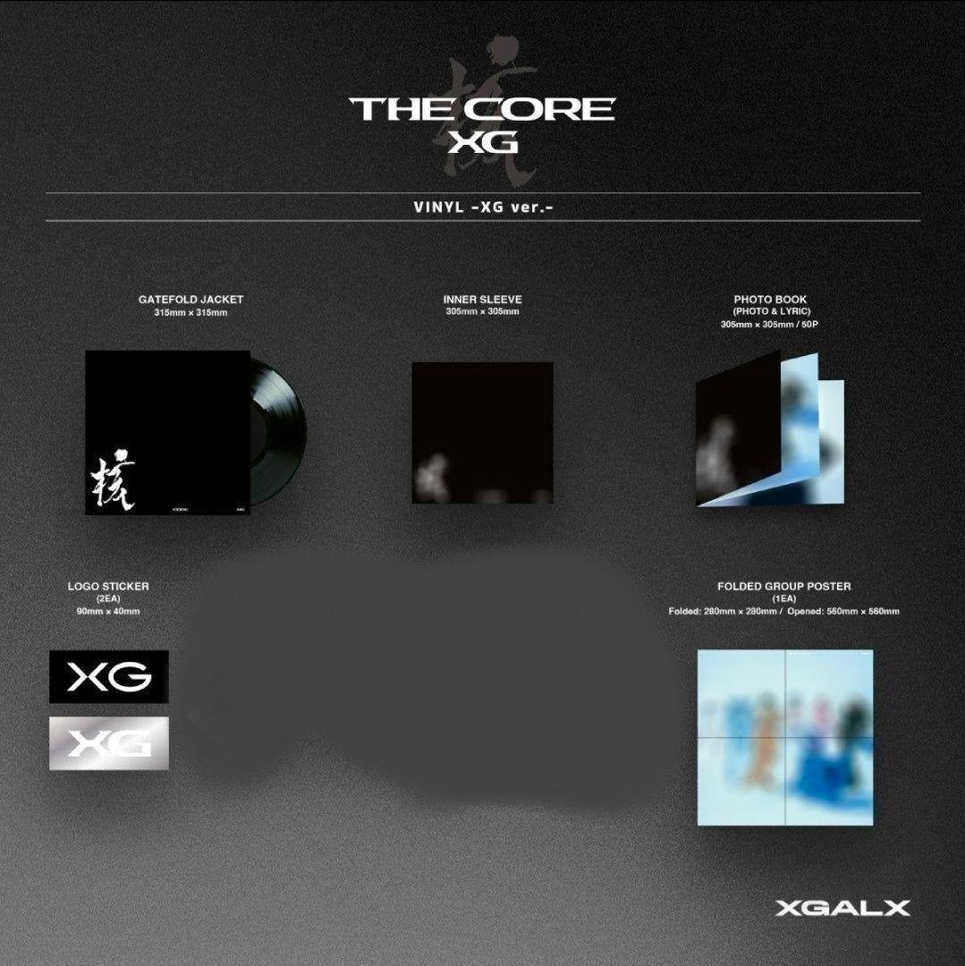 XG THE CORE VINYL レコード 未再生 トレカ アルバム