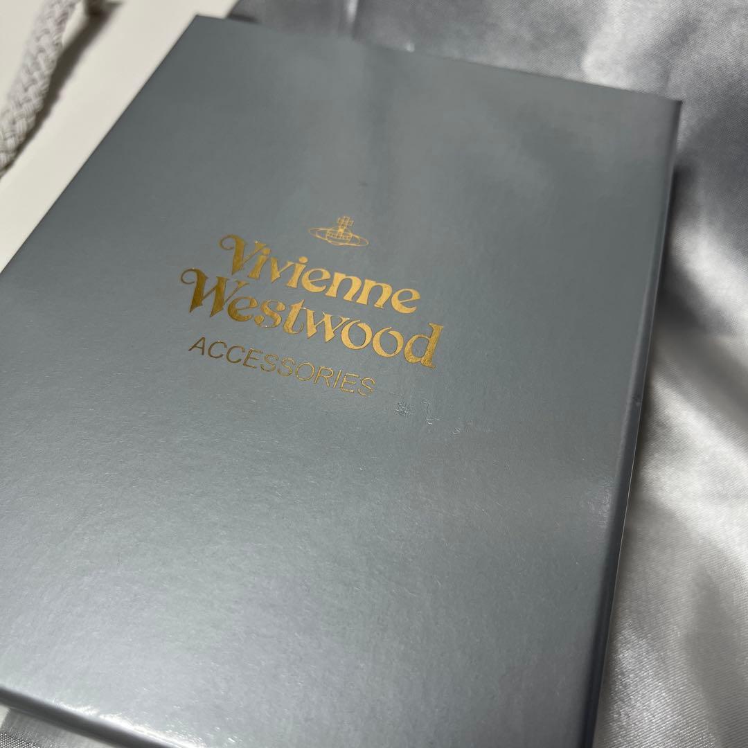 新品Vivienne Westwood黒 ブラック 蝶々留め 二つ折り財布