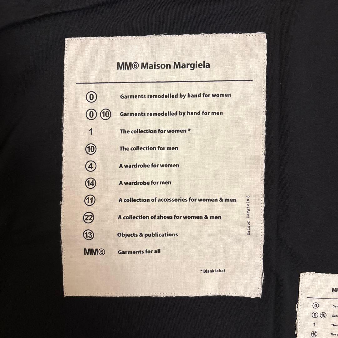 値下げ中✨MM6 Tシャツ　ブラック　M メゾンマルジェラ