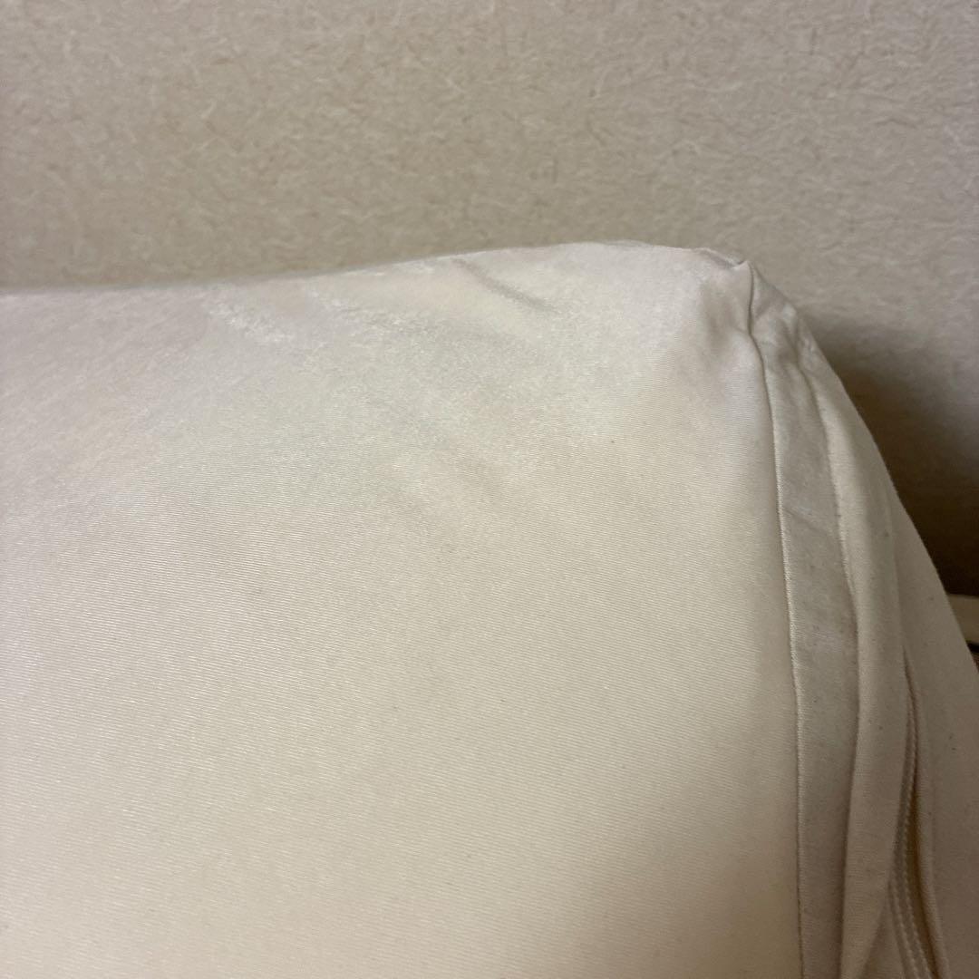 無印良品　アイボリー ビーズクッション　カバーとセット