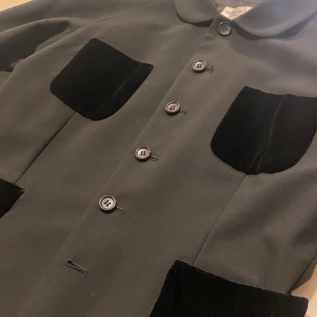 tricot COMME des GARCONS ジャケット　ベルベットポケット
