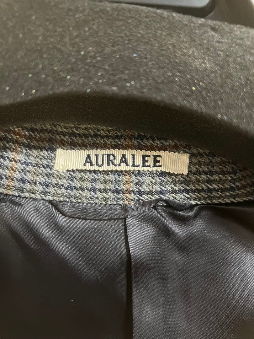 K*b様 【美品】AURALEE ウールジャケット 千鳥柄 サイズ4 カバー付き