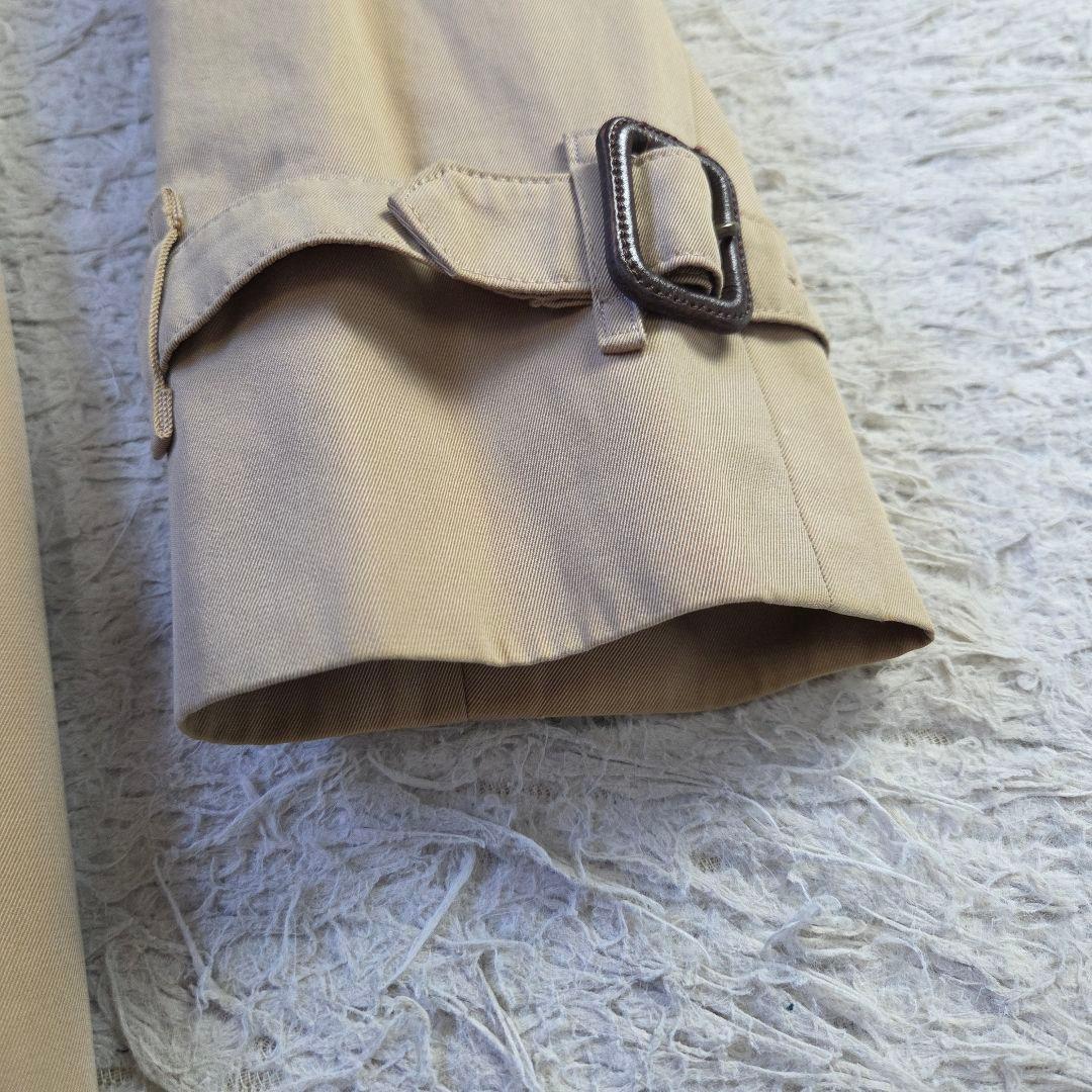 美品 バーバリー トレンチコート ハニーベージュ サイズM メガチェック