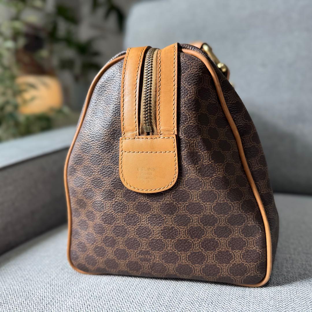 CELINE セリーヌ マカダム ボストンバッグ ハンドバッグ