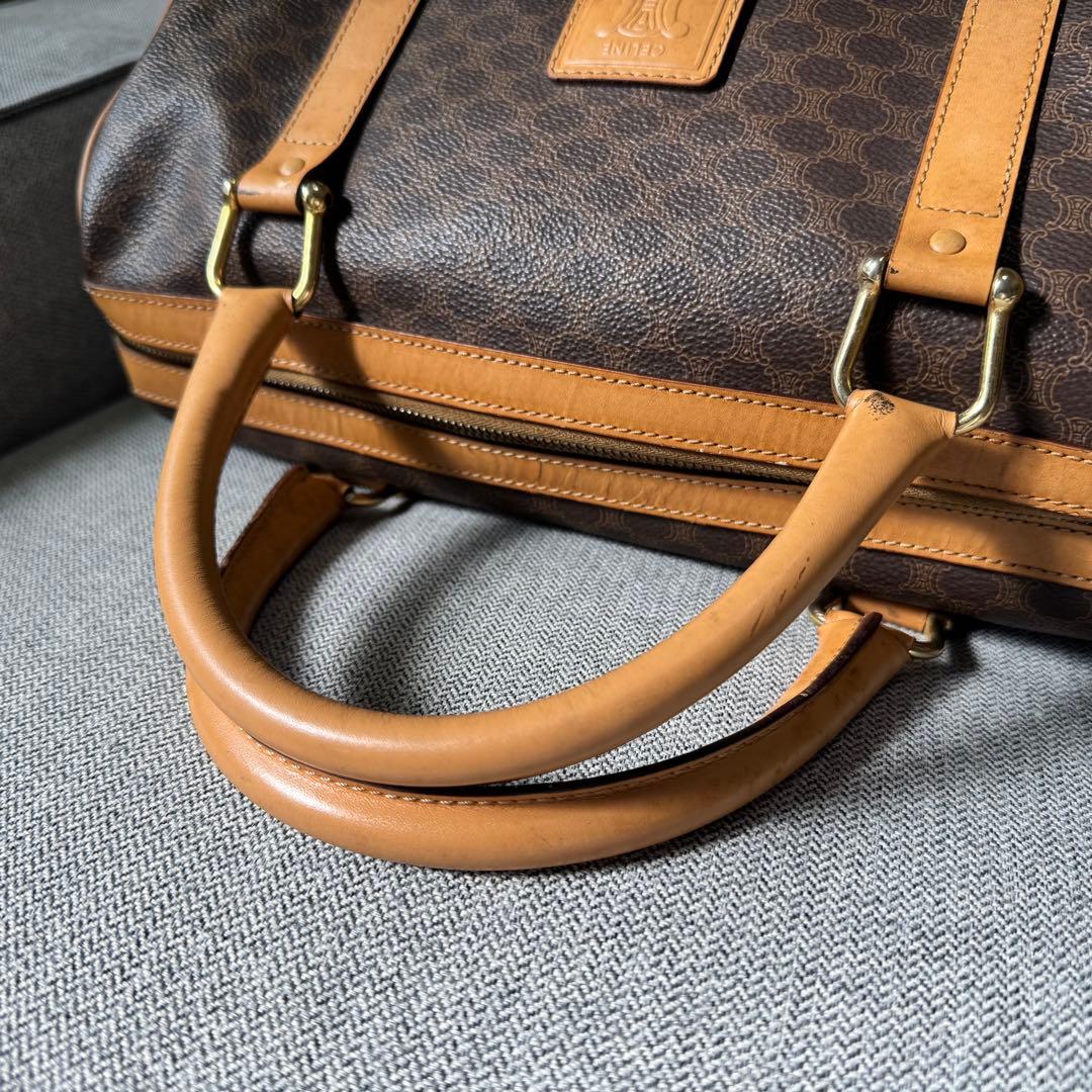 CELINE セリーヌ マカダム ボストンバッグ ハンドバッグ