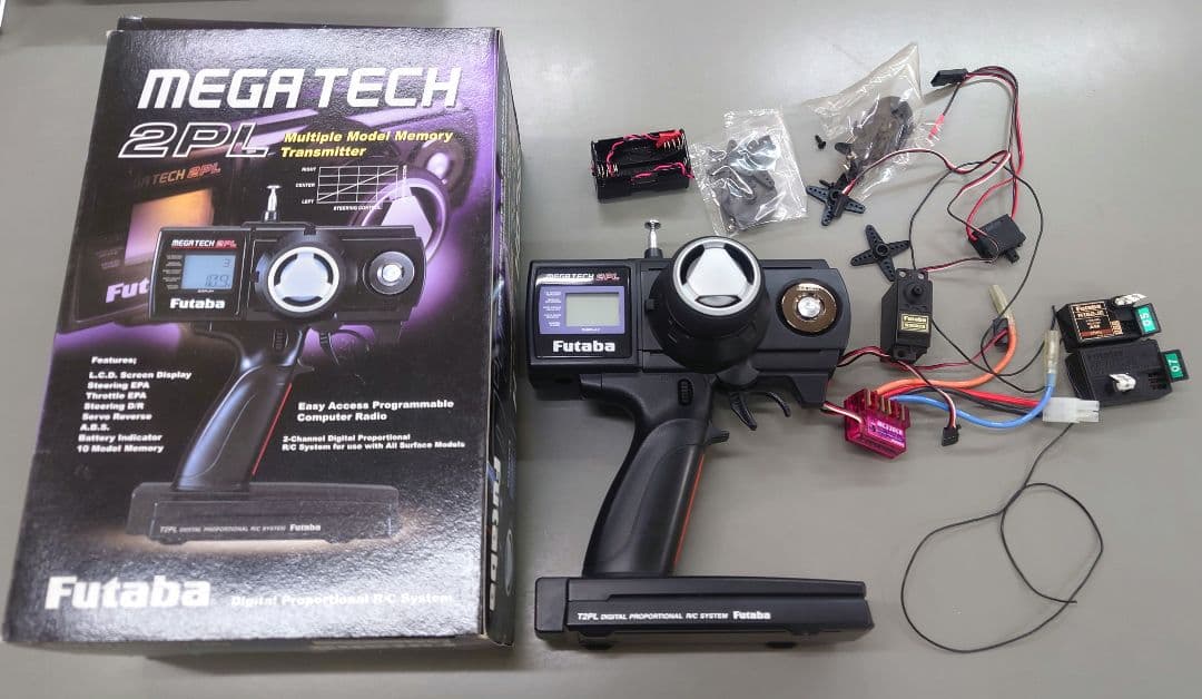 フタバ メガテック 2PL 送信機 受信機×2 サーボ×2 ESC セット