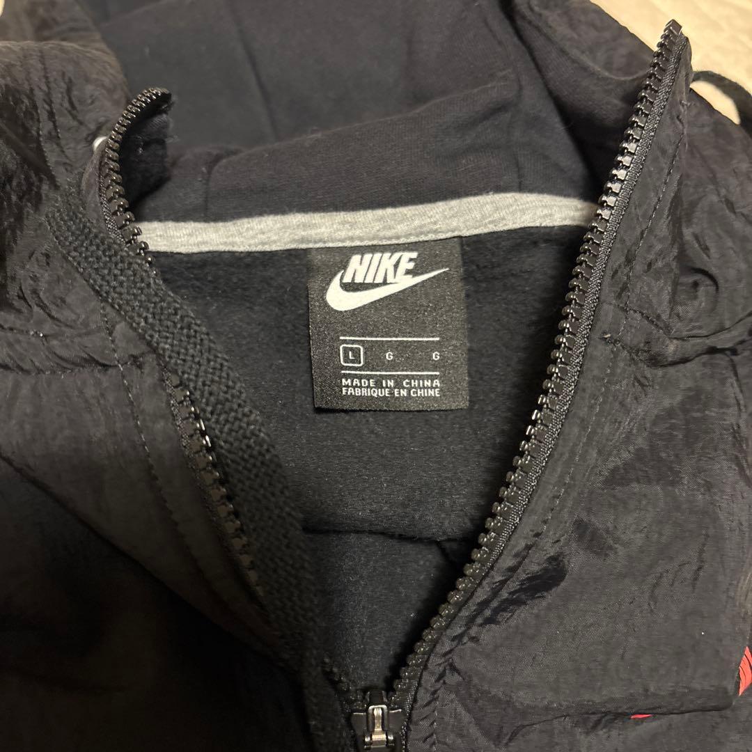 【美品】Nike 裏起毛ジャージ上下セット 黒　メンズ用